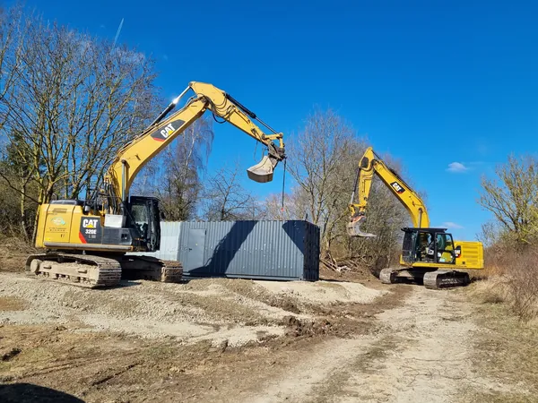 Erdarbeiten aushub cat 320e cat 320e
