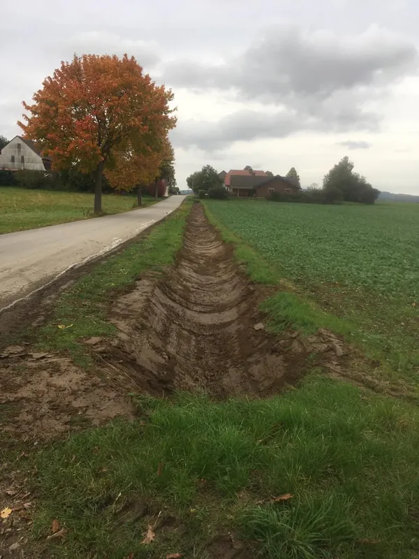 Erdarbeiten graben aushub